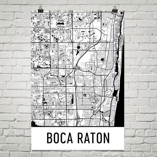West Street Map Of Boca Raton