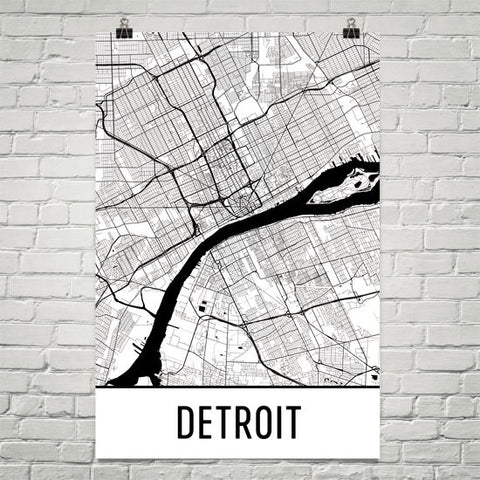 Michigan Gifts, Souvenirs, and MI Décor – Modern Map Art
