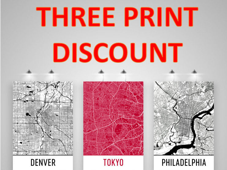  Street Map Poster 