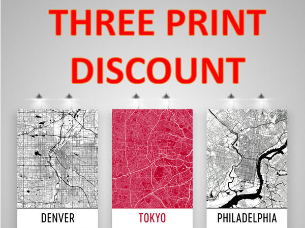  Street Map Poster 