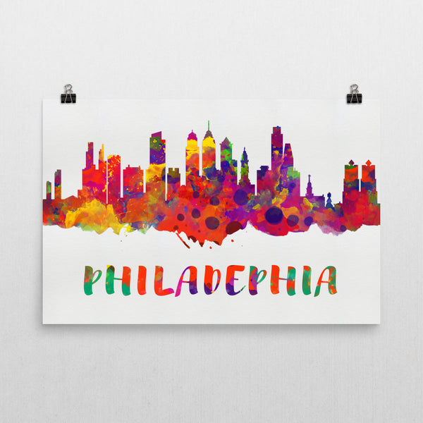 Philadelphia Skyline Art Print