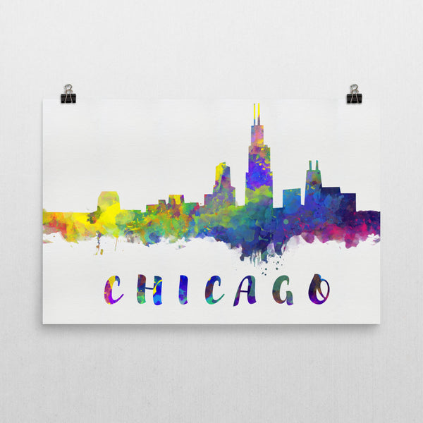 Chicago Skyline Art Print