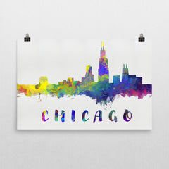 Chicago Skyline Art Print