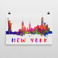 New York Skyline Art Print