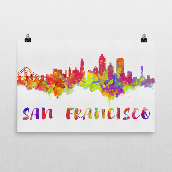San Francisco Skyline Art Print
