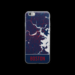 Boston Map Case by Modern Map Art