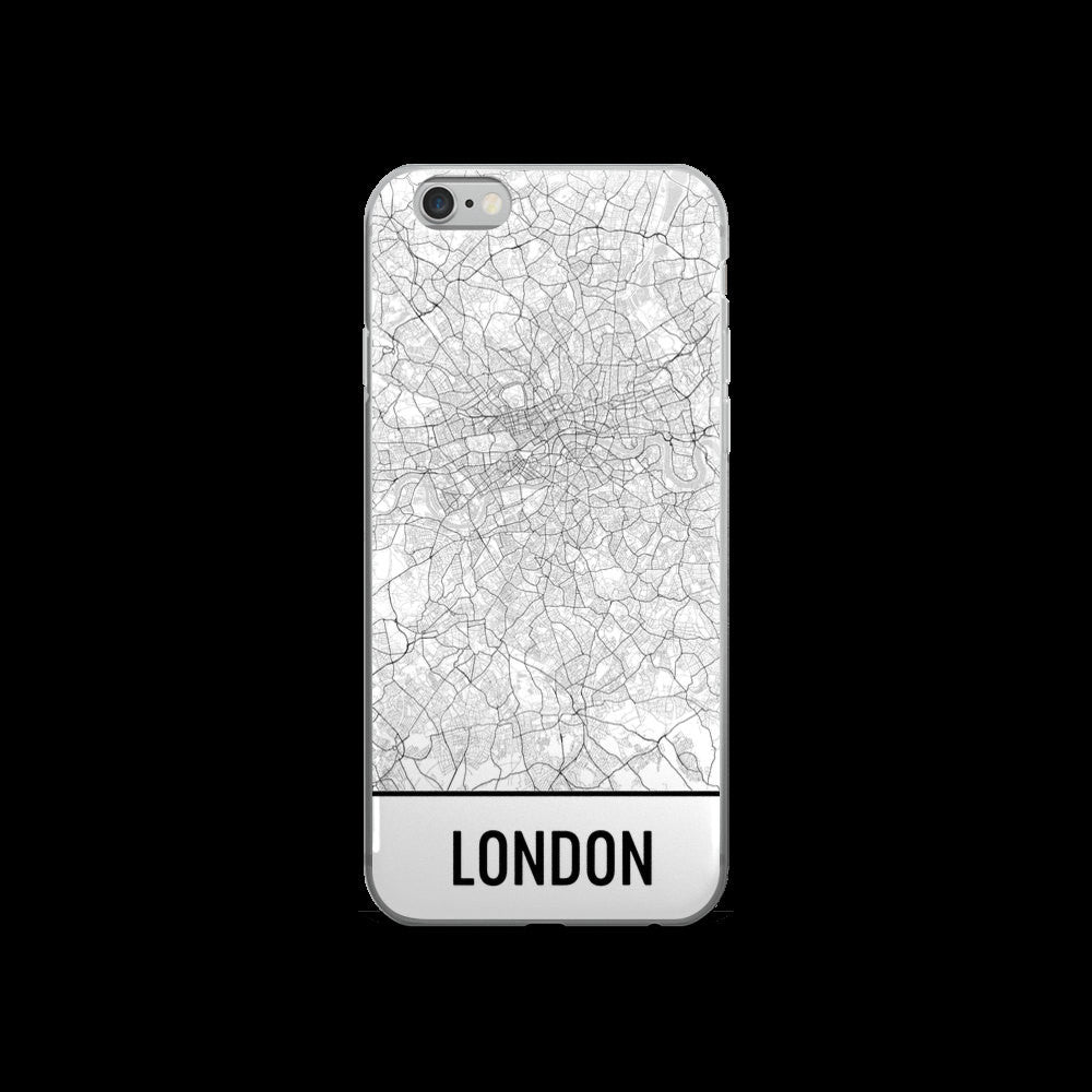 London Map iPhone 5 or 5s Case by Modern Map Art