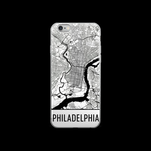 Philadelphia Map iPhone 5 or 5s Case by Modern Map Art