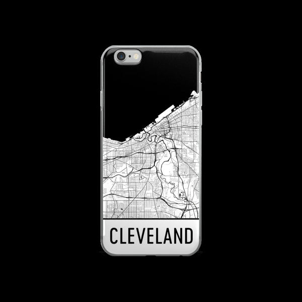 Cleveland Map iPhone 5 or 5s Case by Modern Map Art