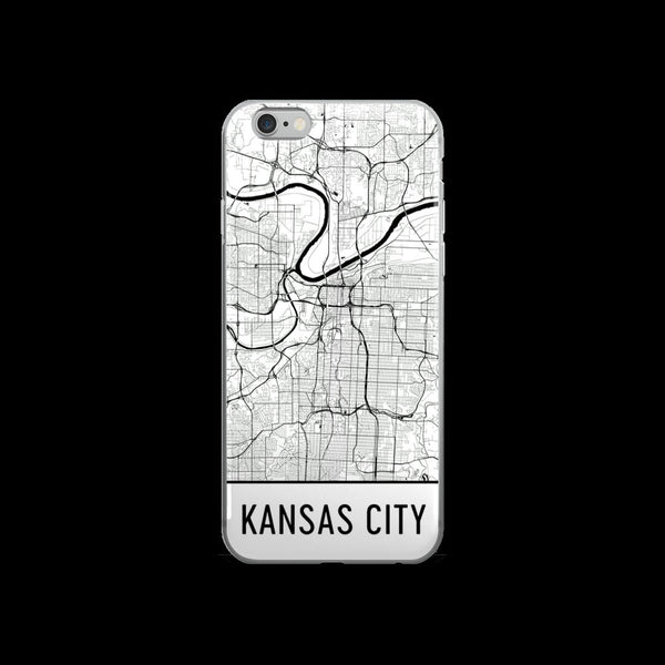Kansas City Map iPhone 5 or 5s Case by Modern Map Art