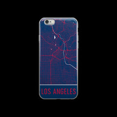 Los Angeles Map iPhone 6 Plus or 6s Case by Modern Map Art