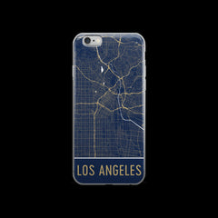 Los Angeles Map iPhone 7 Case by Modern Map Art