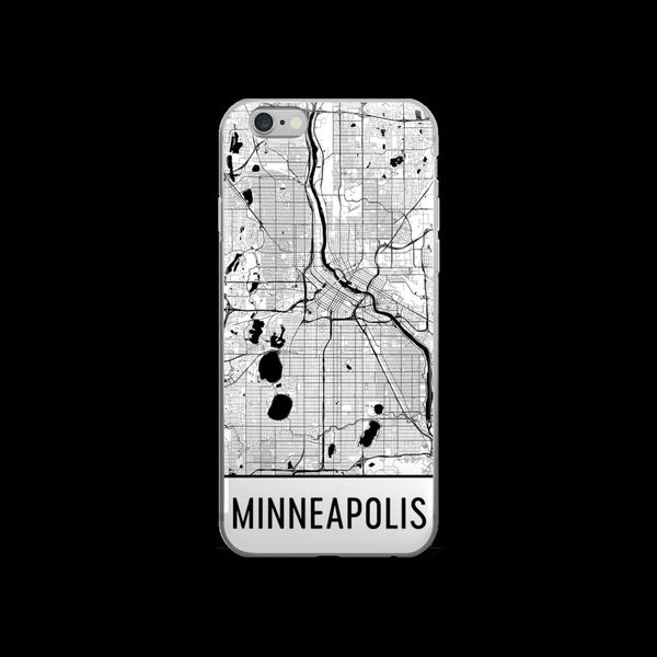 Minneapolis Map iPhone 5 or 5s Case by Modern Map Art