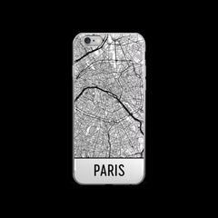 Paris Map iPhone 5 or 5s Case by Modern Map Art