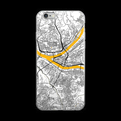Pittsburgh Map iPhone 6 Plus or 6s Case by Modern Map Art