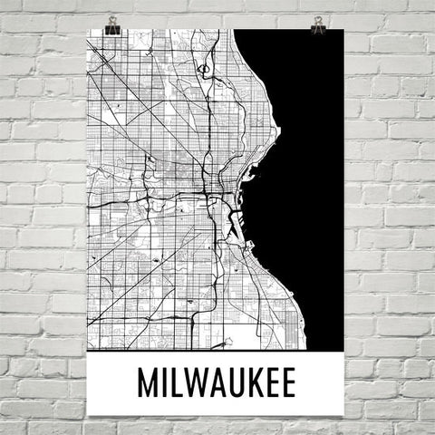 Wisconsin Gifts, Souvenirs, and WI Décor – Modern Map Art
