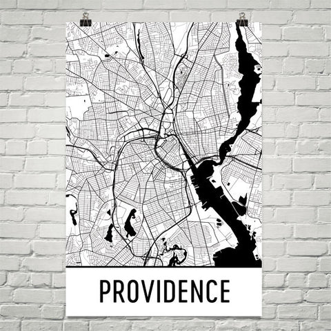 Rhode Island Gifts, Souvenirs, and RI Décor – Modern Map Art