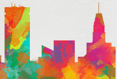 Baltimore Skyline Art Print