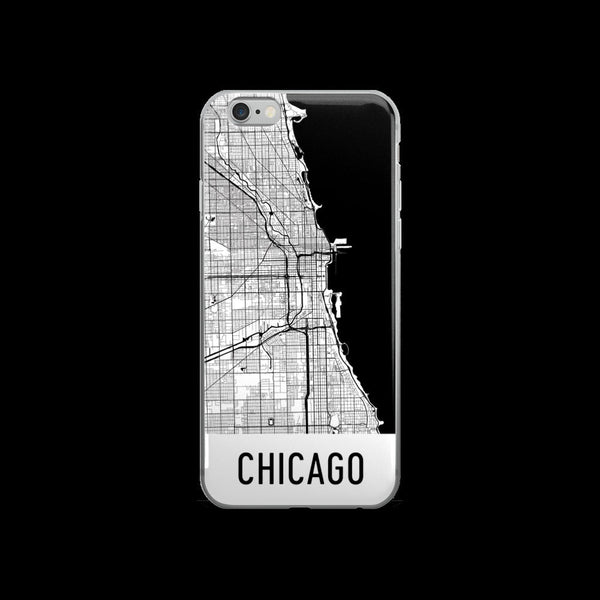 Chicago Map iPhone 5 or 5s Case by Modern Map Art