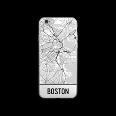 Boston Map iPhone 5 or 5s Case by Modern Map Art