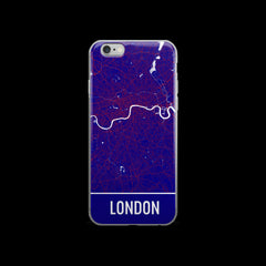 London Map iPhone 6 or 6s Case by Modern Map Art