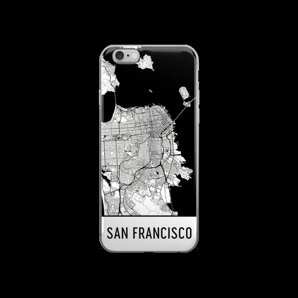 San Francisco Map iPhone 5 or 5s Case by Modern Map Art