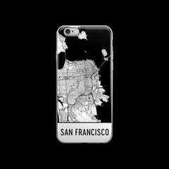 San Francisco Map iPhone 5 or 5s Case by Modern Map Art