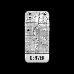 Denver Map iPhone 5 or 5s Case by Modern Map Art