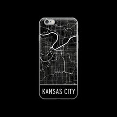 Kansas City Map iPhone 6 or 6s Case by Modern Map Art