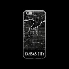 Kansas City Map iPhone 6 or 6s Case by Modern Map Art