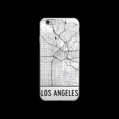 Los Angeles Map iPhone 5 or 5s Case by Modern Map Art