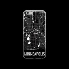 Minneapolis Map iPhone 6 or 6s Case by Modern Map Art