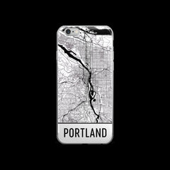 Portland Map iPhone 5 or 5s Case by Modern Map Art