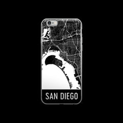 San Diego Map iPhone 6 Plus or 6s Case by Modern Map Art