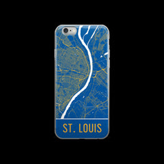 St. Louis Map iPhone 6 Plus or 6s Case by Modern Map Art