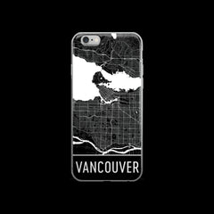 Vancouver Map iPhone 6 or 6s Case by Modern Map Art