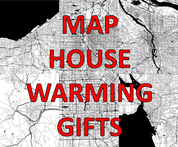 Housewarming Gift, New Home Gift, Personalized Gift, House Warming Decorations, House Map Art, Housewarming Gift For Men, Housewarming Map