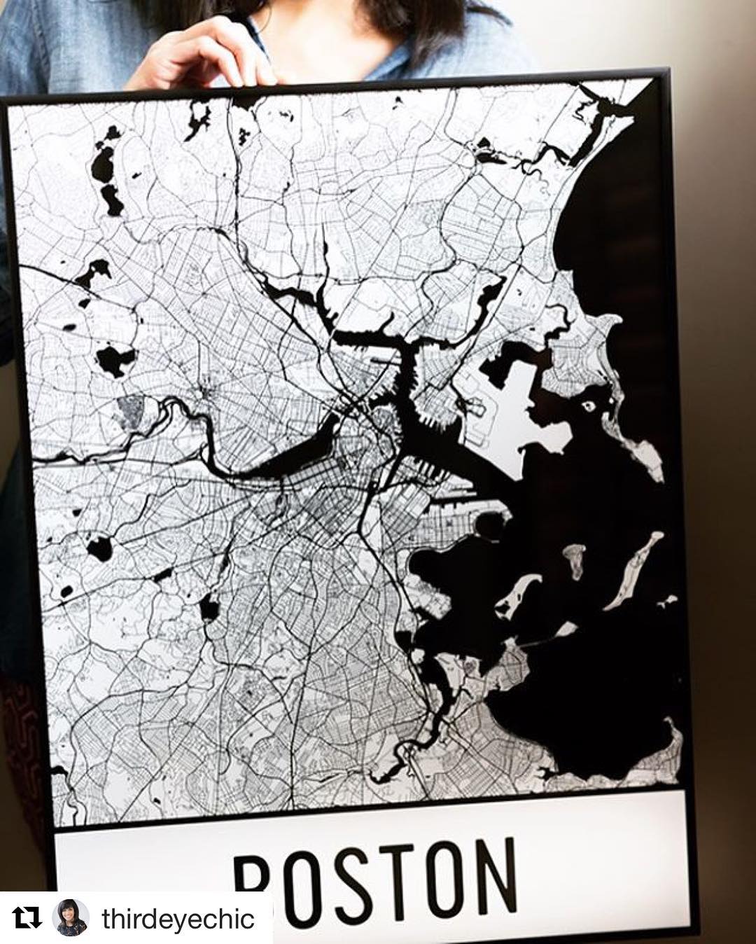create a map poster